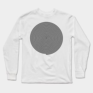 Geometric Maze Long Sleeve T-Shirt